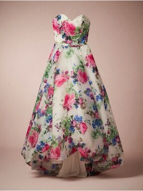 Morilee Madeline Gardner Floral Dress | High Low | Formal Occasion | Size 0
